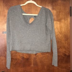 Express cropped long sleeve